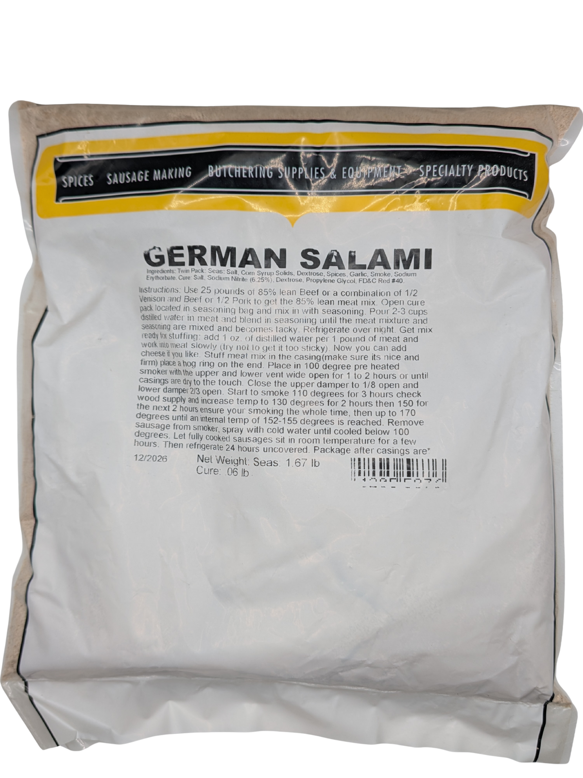 German Salami Seasoning