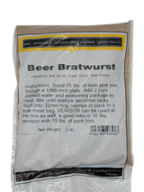 Beer Bratwurst Seasoning
