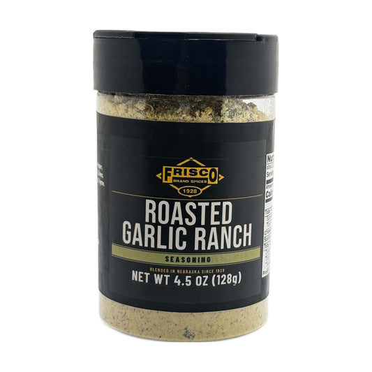 Roasted Garlic Ranch Seasoning bottle, front