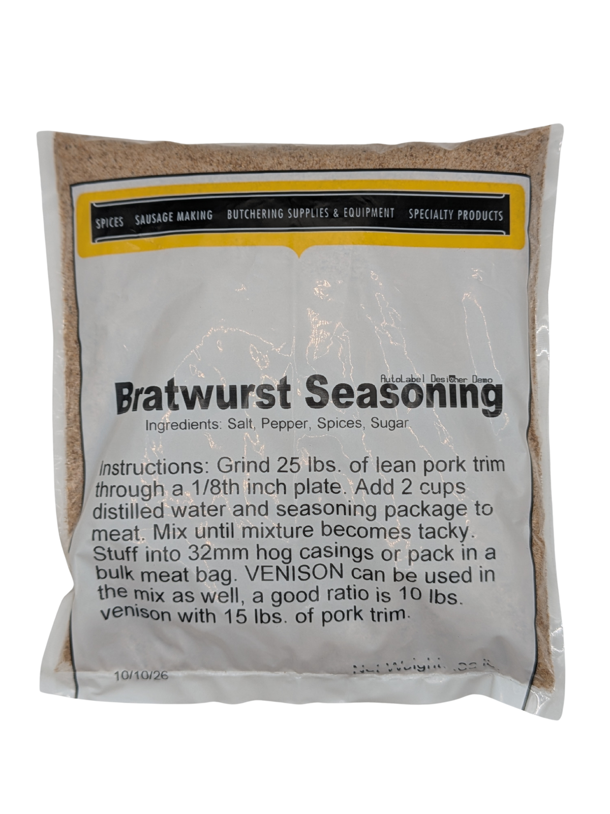 Bratwurst Seasoning