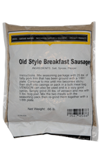 Old Style Breakfast Sausage Seasoning