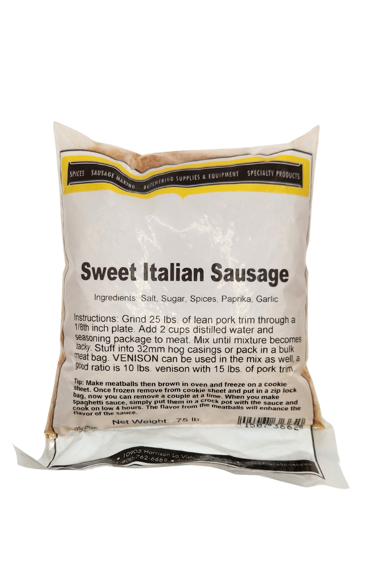 Sweet Italian Sausage Seasoning