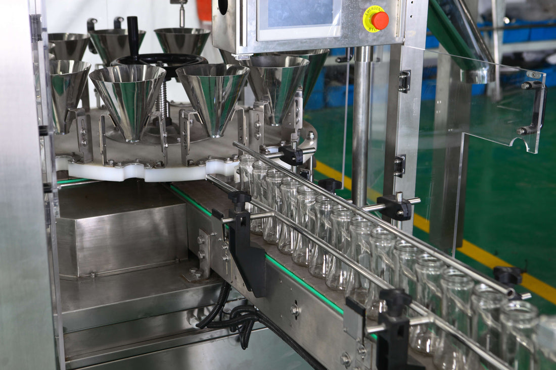 Automatic filling line packing seasoning