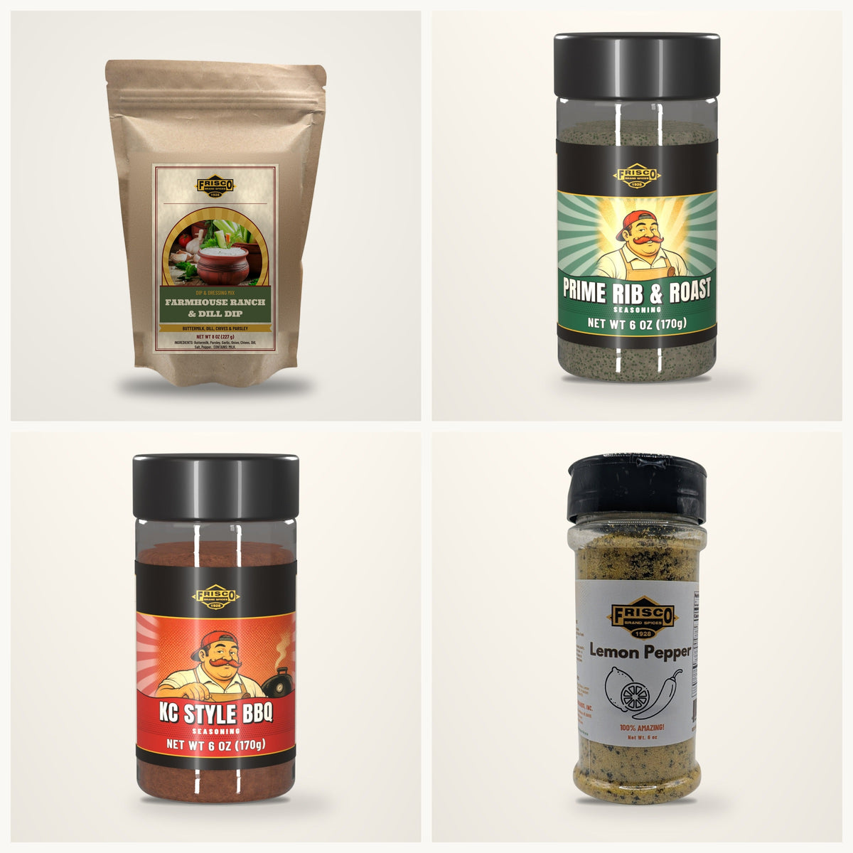 Hank's Grill Starter Gift Box: Store photos of each item in the box