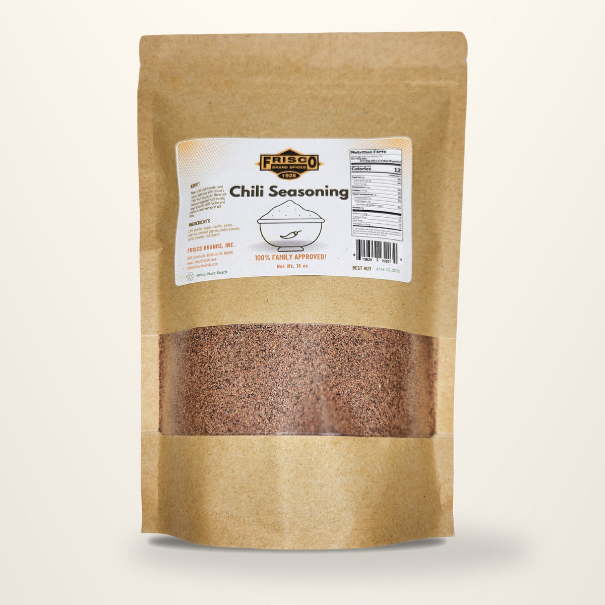 Chili Seasoning Mix studio packshot