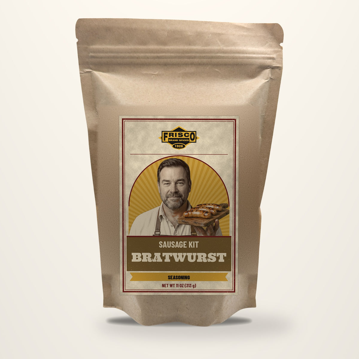Bratwurst seasoning pouch