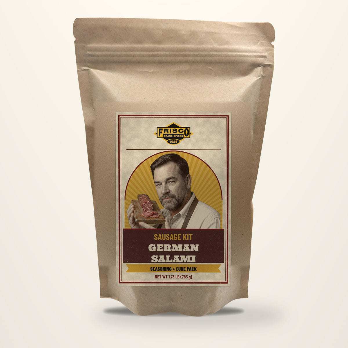 German Salami seasoning pouch