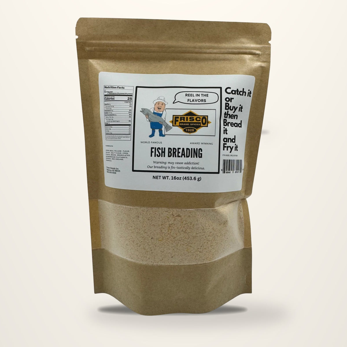 Golden Crisp Fish Breading studio packshot