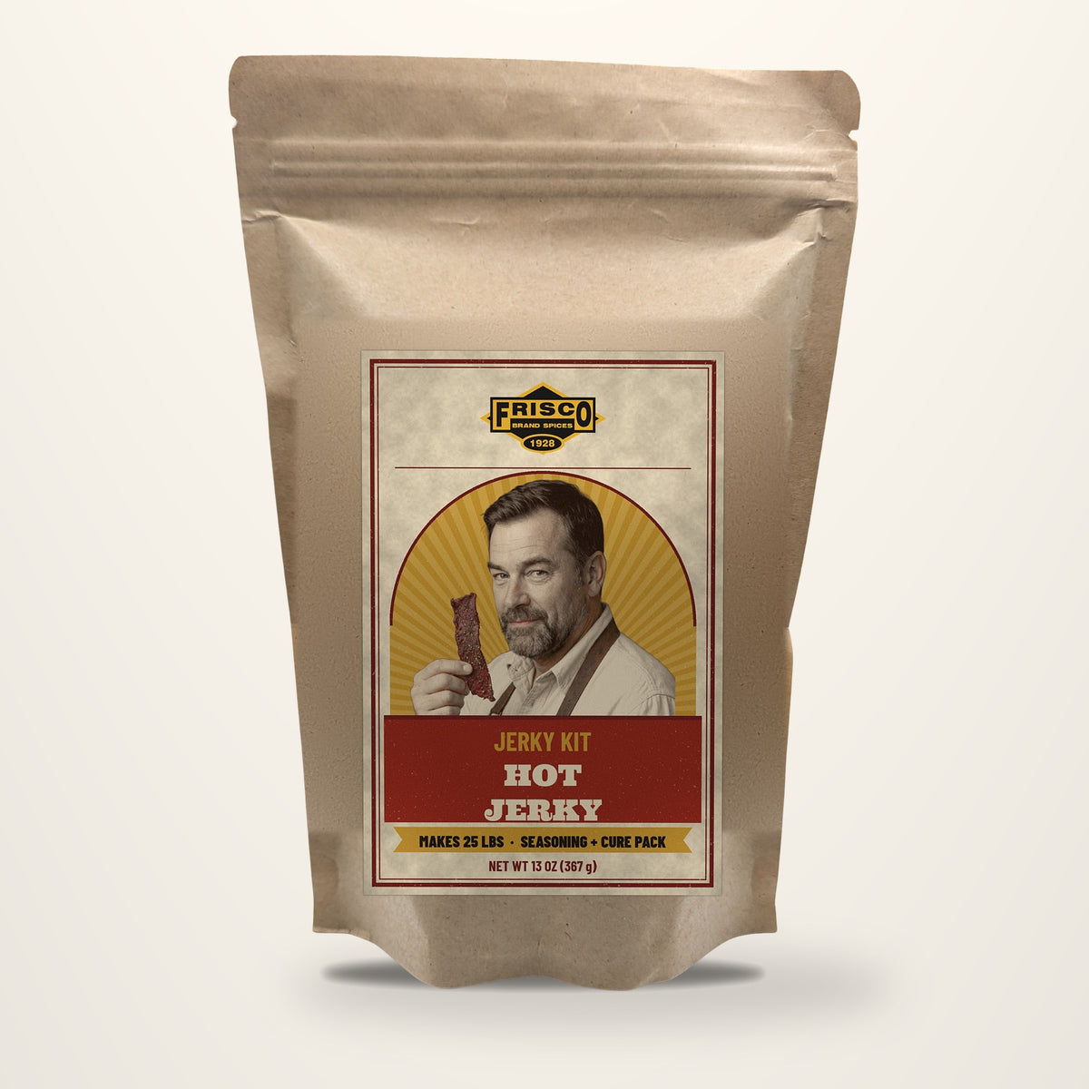 Hot Jerky seasoning pouch