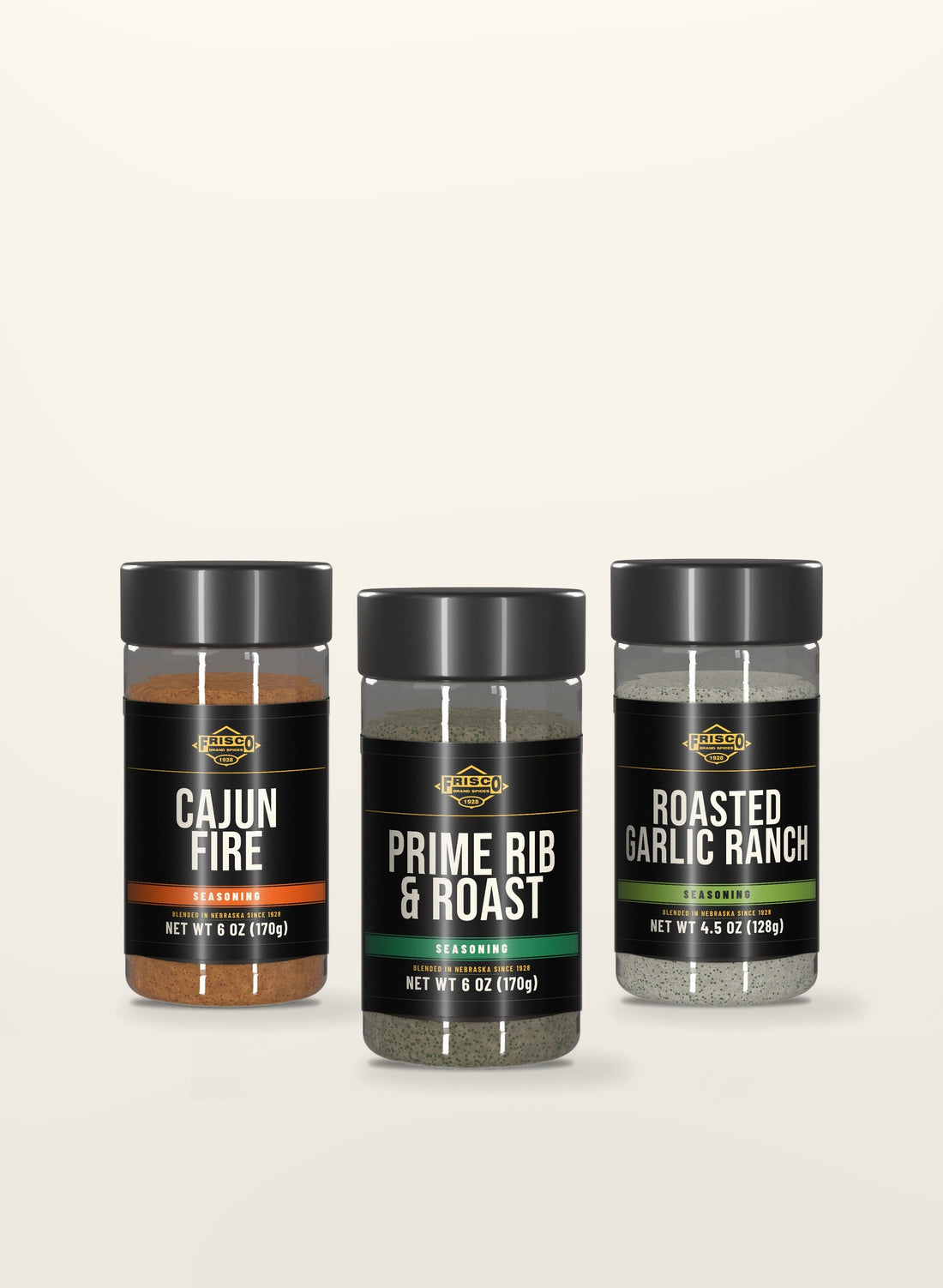 Kraft gift box with three Frisco seasonings