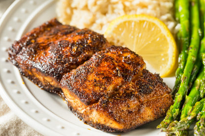 Homemade Blackened Mahimahi White Fish