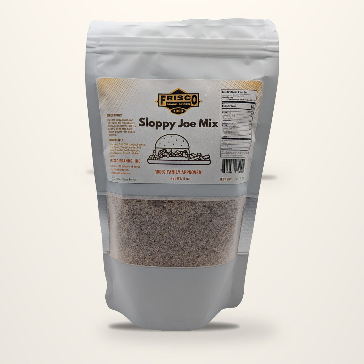 Sloppy Joe Seasoning studio packshot